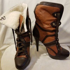 Dereon Faux Fur Ankle Boots | US Size 10